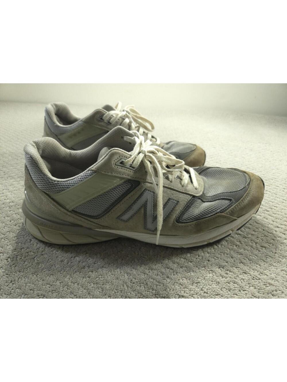 New Balance 990v5 Sneakers Mens Size 13 Grey Made In USA Running Shoes Classic